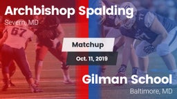Matchup: Archbishop Spalding vs. Gilman School 2019
