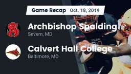 Recap: Archbishop Spalding  vs. Calvert Hall College  2019