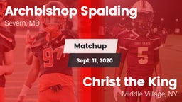 Matchup: Archbishop Spalding vs. Christ the King  2020