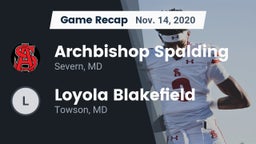 Recap: Archbishop Spalding  vs. Loyola Blakefield  2020
