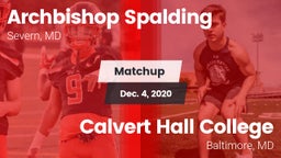 Matchup: Archbishop Spalding vs. Calvert Hall College  2020
