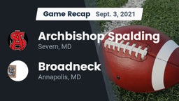 Recap: Archbishop Spalding  vs. Broadneck  2021
