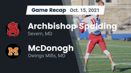 Recap: Archbishop Spalding  vs. McDonogh  2021