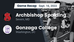 Recap: Archbishop Spalding  vs. Gonzaga College  2022