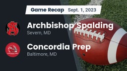 Recap: Archbishop Spalding  vs. Concordia Prep  2023