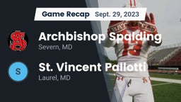 Recap: Archbishop Spalding  vs. St. Vincent Pallotti  2023