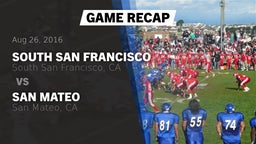 Recap: South San Francisco  vs. San Mateo  2016