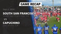 Recap: South San Francisco  vs. Capuchino  2016