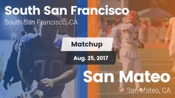 Matchup: South San Francisco vs. San Mateo  2017