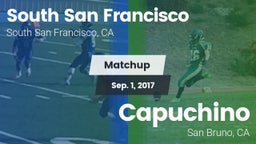 Matchup: South San Francisco vs. Capuchino  2017