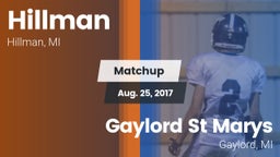 Matchup: Hillman vs. Gaylord St Marys 2017