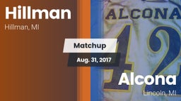 Matchup: Hillman vs. Alcona  2017