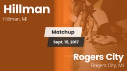 Matchup: Hillman vs. Rogers City  2017