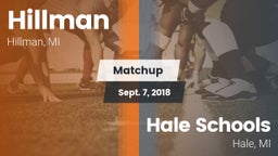 Matchup: Hillman vs. Hale Schools  2018