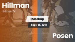 Matchup: Hillman vs. Posen 2018