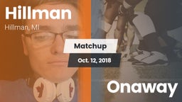 Matchup: Hillman vs. Onaway 2018
