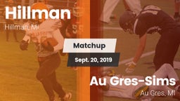 Matchup: Hillman vs. Au Gres-Sims  2019