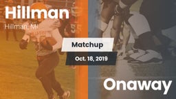 Matchup: Hillman vs. Onaway 2019