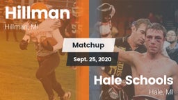 Matchup: Hillman vs. Hale Schools  2020
