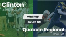 Matchup: Clinton vs. Quabbin Regional  2017