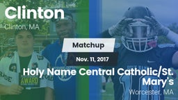 Matchup: Clinton vs. Holy Name Central Catholic/St. Mary's  2017