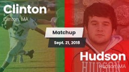 Matchup: Clinton vs. Hudson  2018