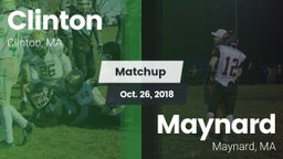 Matchup: Clinton vs. Maynard  2018
