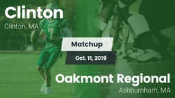 Matchup: Clinton vs. Oakmont Regional  2019