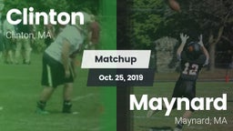 Matchup: Clinton vs. Maynard  2019