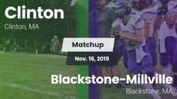 Matchup: Clinton vs. Blackstone-Millville  2019