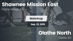 Matchup: Shawnee Mission East vs. Olathe North  2016
