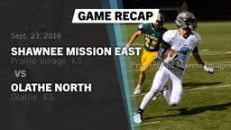 Recap: Shawnee Mission East  vs. Olathe North  2016