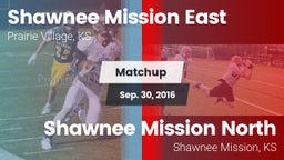 Matchup: Shawnee Mission East vs. Shawnee Mission North  2016