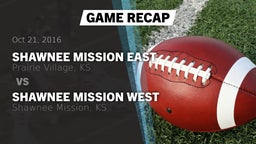 Recap: Shawnee Mission East  vs. Shawnee Mission West  2016