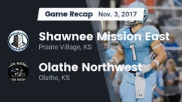 Recap: Shawnee Mission East  vs. Olathe Northwest  2017