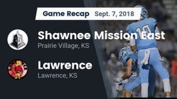 Recap: Shawnee Mission East  vs. Lawrence  2018