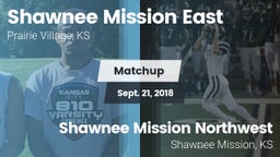 Matchup: Shawnee Mission East vs. Shawnee Mission Northwest  2018