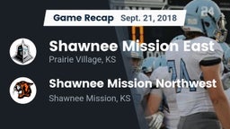 Recap: Shawnee Mission East  vs. Shawnee Mission Northwest  2018