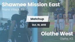Matchup: Shawnee Mission East vs. Olathe West   2018