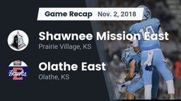 Recap: Shawnee Mission East  vs. Olathe East  2018