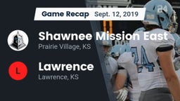 Recap: Shawnee Mission East  vs. Lawrence  2019