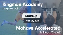 Matchup: Kingman Academy vs. Mohave Accelerated  2016