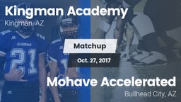 Matchup: Kingman Academy vs. Mohave Accelerated  2017
