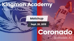 Matchup: Kingman Academy vs. Coronado  2019