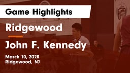 Ridgewood  vs John F. Kennedy  Game Highlights - March 10, 2020