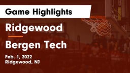 Ridgewood  vs Bergen Tech  Game Highlights - Feb. 1, 2022