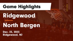 Ridgewood  vs North Bergen Game Highlights - Dec. 23, 2023