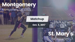 Matchup: Montgomery vs. St. Mary's  2017