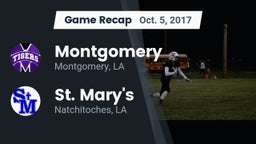 Recap: Montgomery  vs. St. Mary's  2017