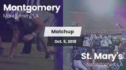 Matchup: Montgomery vs. St. Mary's  2018